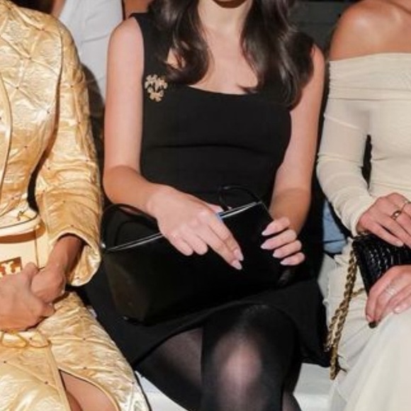 Tory Burch Double-Faced Wool Mini dress BLACK size 0 - Picture 11 of 14